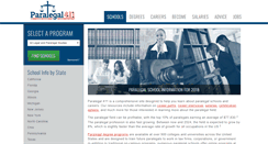 Desktop Screenshot of paralegal411.org
